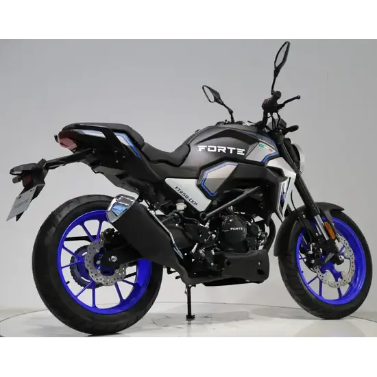 Мотоцикл FORTE FT250-CKP (CK-V8) Чёрно-синий (матовий), фото , изображение 7