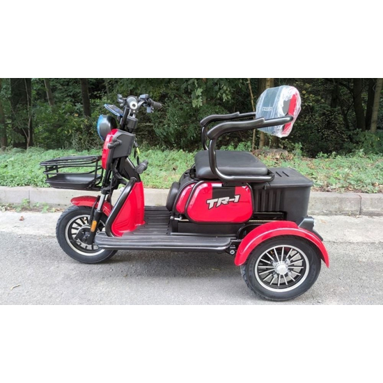 Электротрайк Crosser TR1 Красный, Цвет: Красный, фото , изображение 3