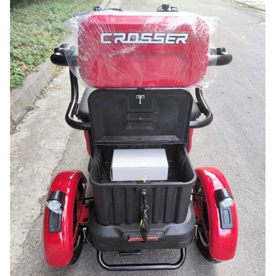 Электротрайк Crosser TR1 Красный, Цвет: Красный, фото , изображение 6