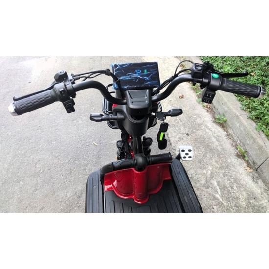 Электротрайк Crosser TR1 Красный, Цвет: Красный, фото , изображение 7