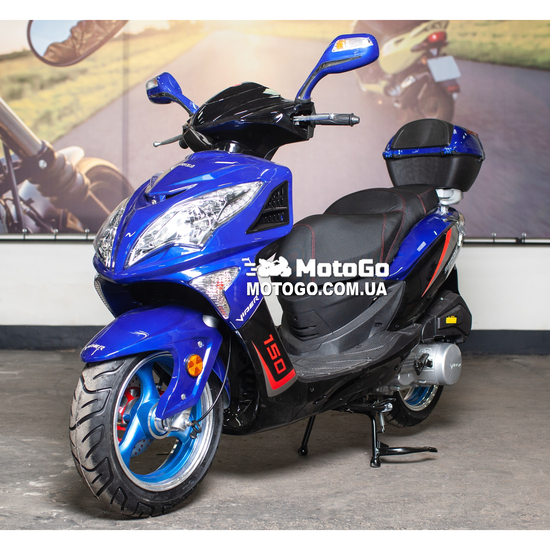 Скутерок Viper Storm 150 New Синій, image , зображення 3