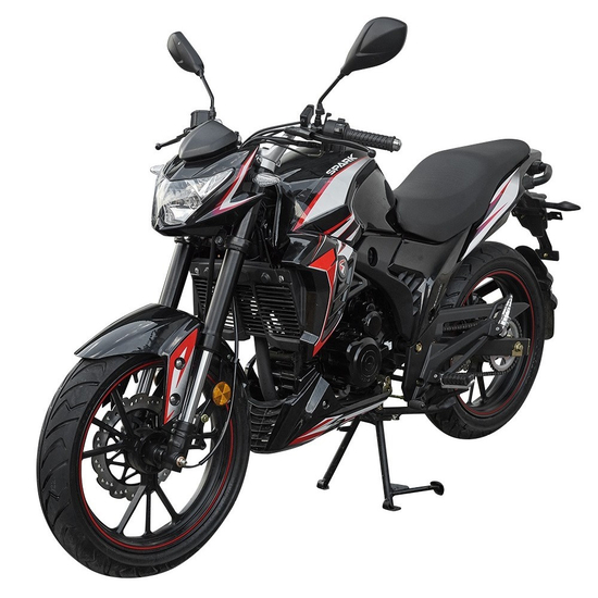 Мотик Spark SP250R-35 Сучасний, міцний Чорно-червоний, image , зображення 2