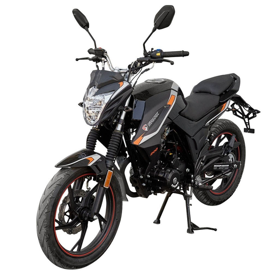 Мотик Spark SP200R-30 Червоно-Біло-Рубіновий, диск. гальма, image , зображення 2