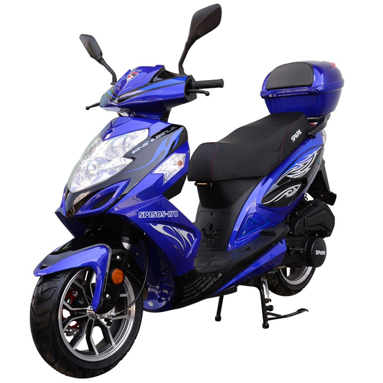 Скутерок Spark SP150S-17B Синьо Чорний 44332, image , зображення 2