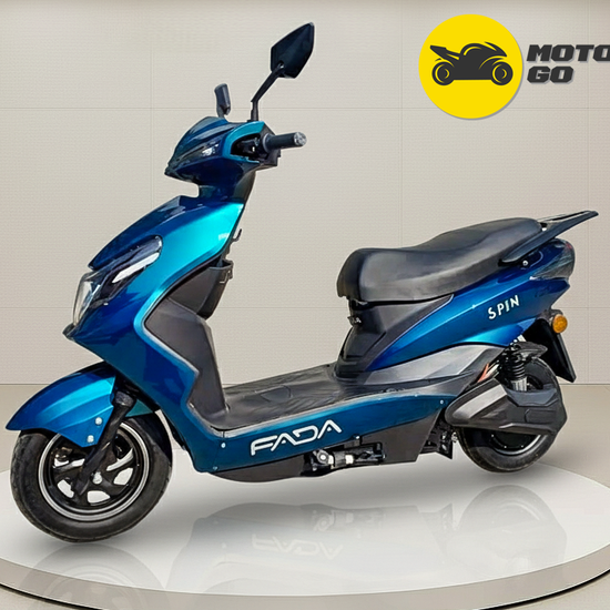 Електроскутер Fada Spin 1500w Синій, Цвет: Синій, Тип двигуна: Інтегрований в заднє колесо безщітковий електродвигун постійного струму, Посадкових місць: 2, image , зображення 11