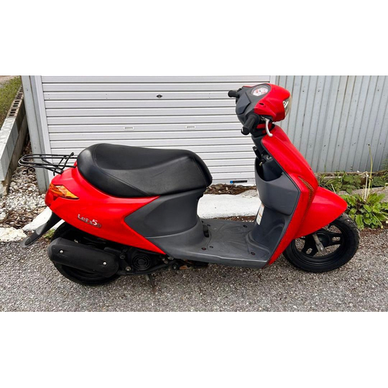 Скутер б/у Suzuki Let`s 5 Красный, фото , изображение 2