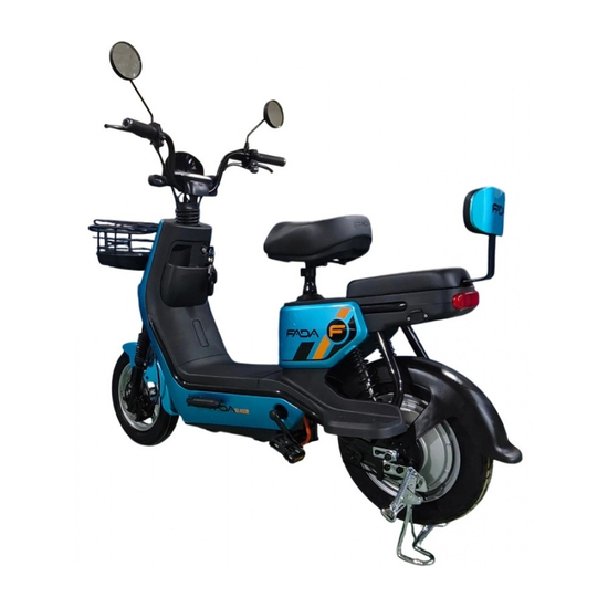 Електровелосипед Fada CLASSi 1000W (60V 25Ah) Бірюзовий, image , зображення 6