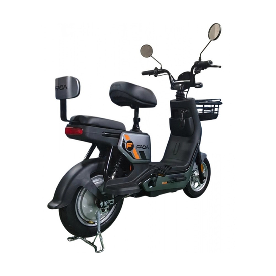 Електровелосипед Fada CLASSi 1000W (60V 25Ah) Сірий, image , зображення 5
