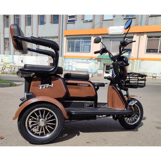 Электротрайк Crosser TR1 Коричневый, фото , изображение 2