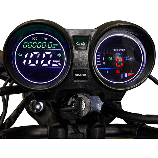 Мотоцикл Spark SP125C-2G Черный, фото , изображение 9
