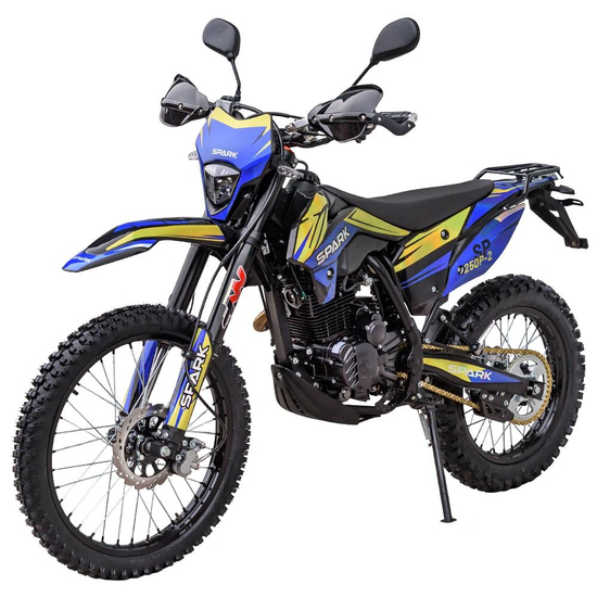 Мотоцикл Spark SP250P-2 Синьо-жовтий, image , зображення 2