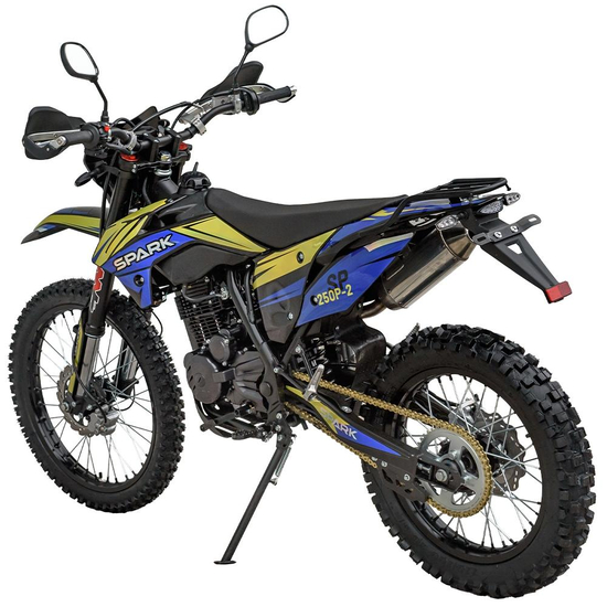Мотоцикл Spark SP250P-2 Синьо-жовтий, image , зображення 6