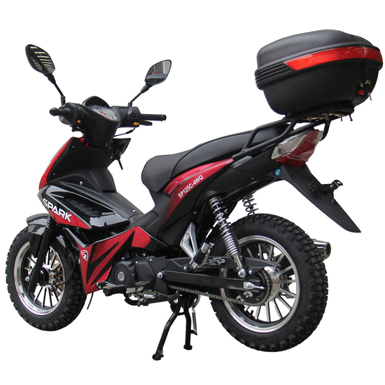 Мопед Spark SP125C-4WQ 2026 Красный, фото , изображение 6