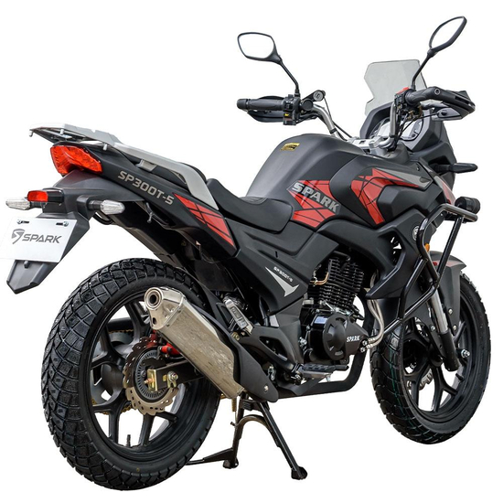 Мотоцикл Spark SP300T-5 Черно-красный, фото , изображение 5