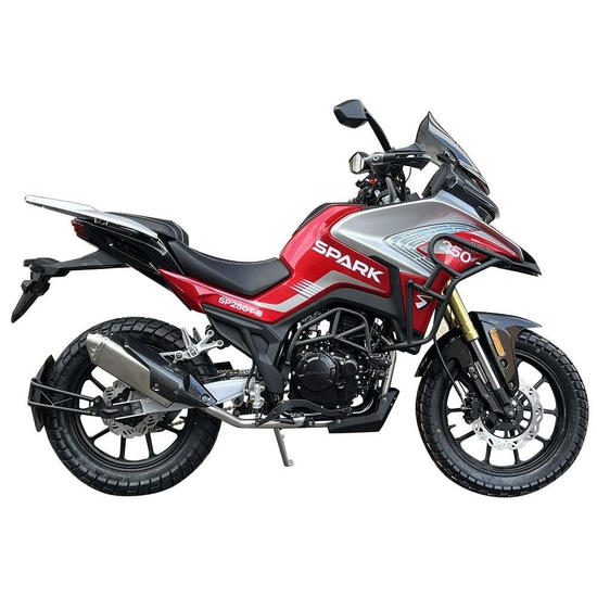 Мотоцикл Spark SP250T-8 Красный, фото , изображение 3