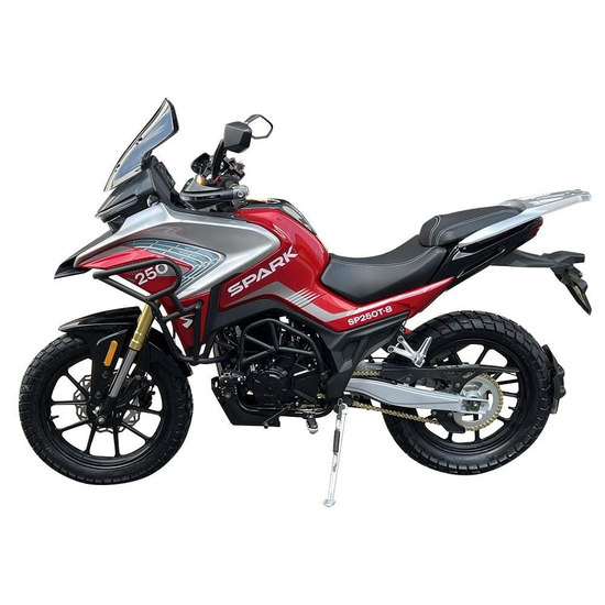Мотоцикл Spark SP250T-8 Красный, фото , изображение 4
