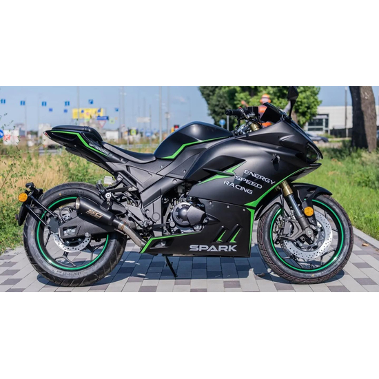 Мотоцикл Spark SP300RS-2 Чорно-зелений, image , зображення 5