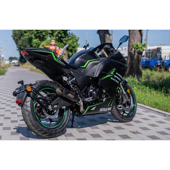 Мотоцикл Spark SP300RS-2 Чорно-зелений, image , зображення 6
