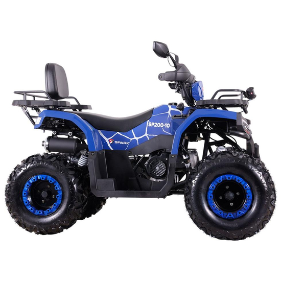 Квадроцикл Spark SP200-10 Синий, фото , изображение 3