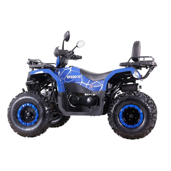 Квадроцикл Spark SP200-10 Синий, фото , изображение 4