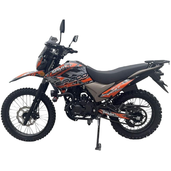 Мотоцикл Spark SP200E-10 Помаранчевий, image , зображення 4