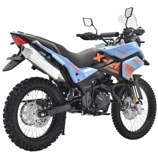 Мотоцикл Spark SP250E-8 Сине-оранжевый, фото , изображение 5