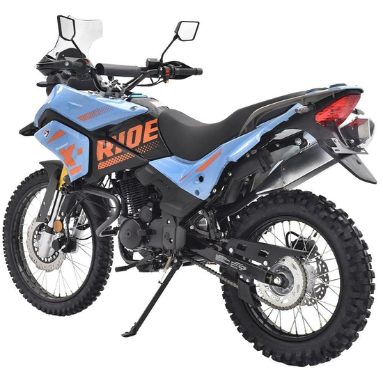 Мотоцикл Spark SP250E-8 Сине-оранжевый, фото , изображение 6