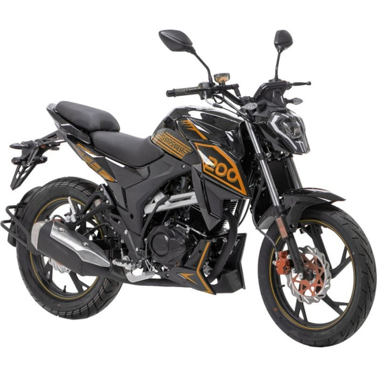Мотоцикл Spark SP200R-43 Помаранчевий, image 