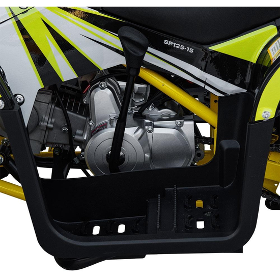 Квадроцикл Spark SP125-15 Желтый, фото , изображение 11