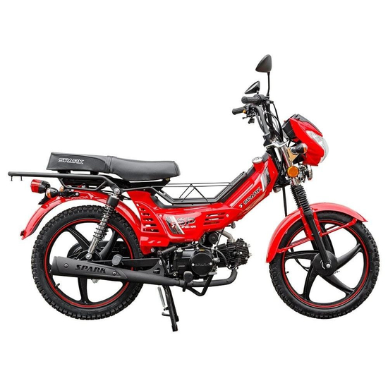 Мопед Spark SP125C-1CFN Красный, фото , изображение 2