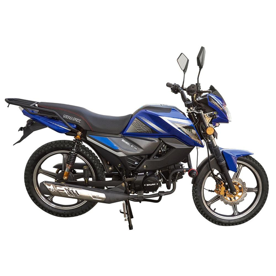 Мотоцикл Spark SP125C-2CDN Синий, фото , изображение 3