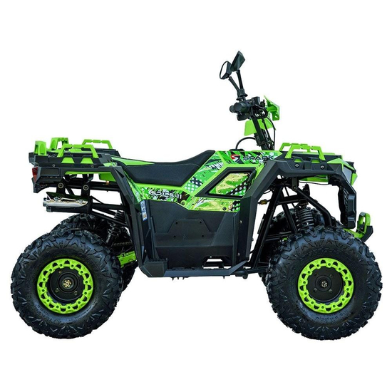 Квадроцикл Spark SP125-11 Зеленый, фото , изображение 3