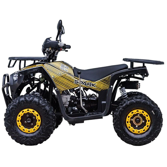 Квадроцикл Spark SP125-12 Желтый, фото , изображение 4