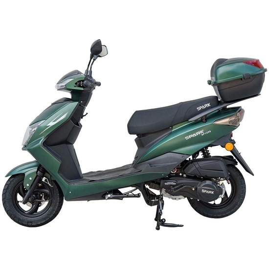Скутер Spark SP125S-20 Зеленый, фото , изображение 4