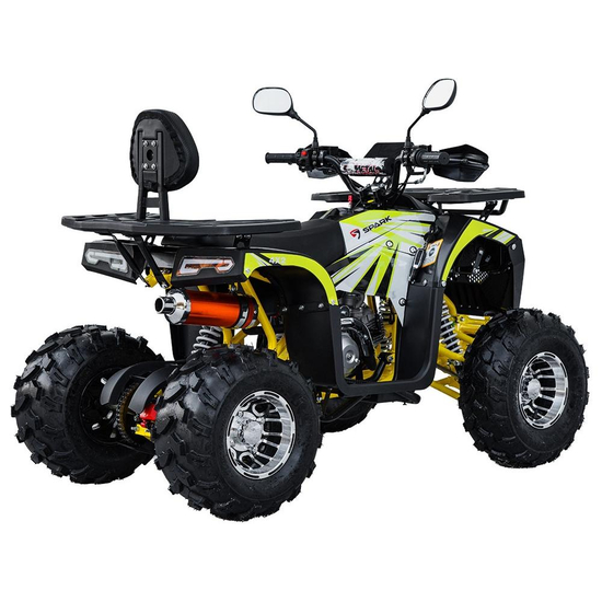 Квадроцикл Spark SP125-15 Желтый, фото , изображение 5