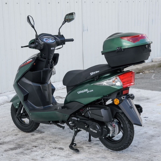 Скутер Spark SP125S-21 Зеленый, фото , изображение 5