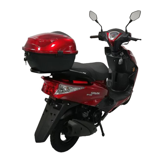 Скутер Spark SP150S-20 Красный, фото , изображение 5