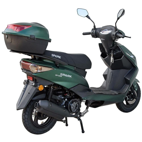 Скутер Spark SP125S-20 Зеленый, фото , изображение 5