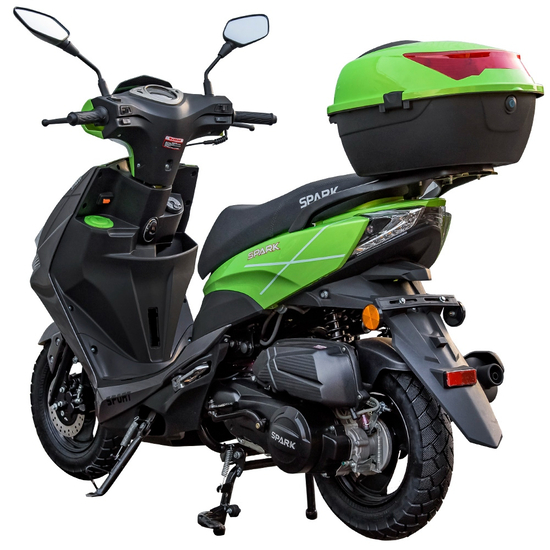 Скутер Spark SP125S-15N Зеленый, фото , изображение 6