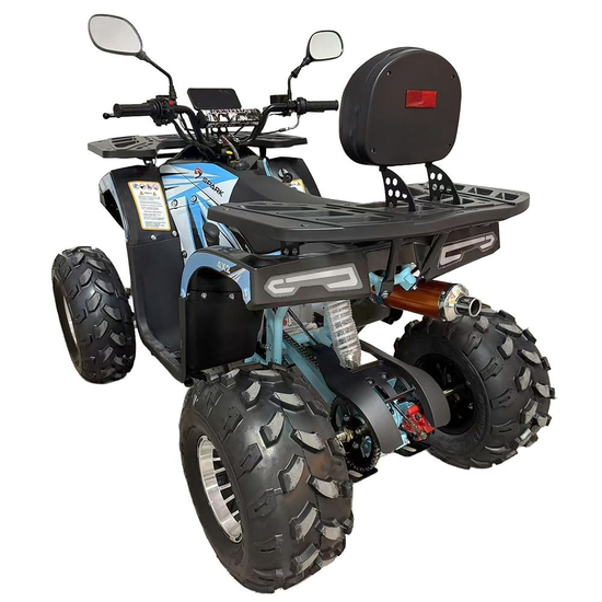 Квадроцикл Spark SP125-15 Синий, фото , изображение 7