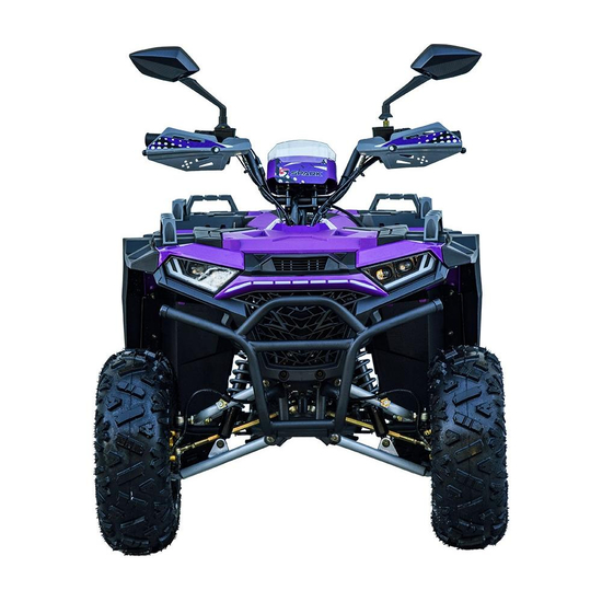 Квадроцикл Spark SP125-11 Фиолетовый, фото , изображение 7
