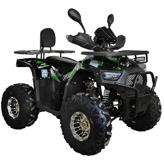 Квадроцикл Spark SP125-12Е Зеленый, фото 