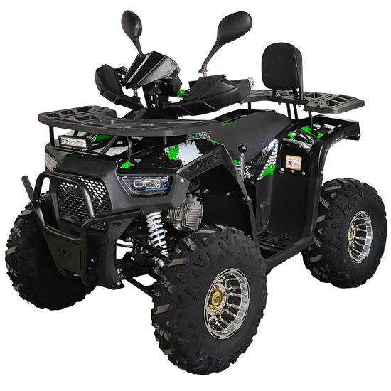 Квадроцикл Spark SP125-12Е Зеленый, фото , изображение 3
