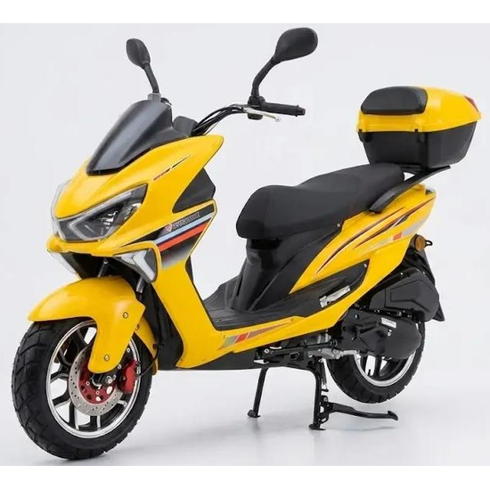 Скутер Spark SP150S-18 Желтый, фото , изображение 2