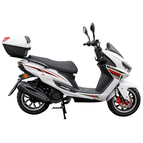 Скутер Spark SP150S-18 Белый, фото , изображение 2