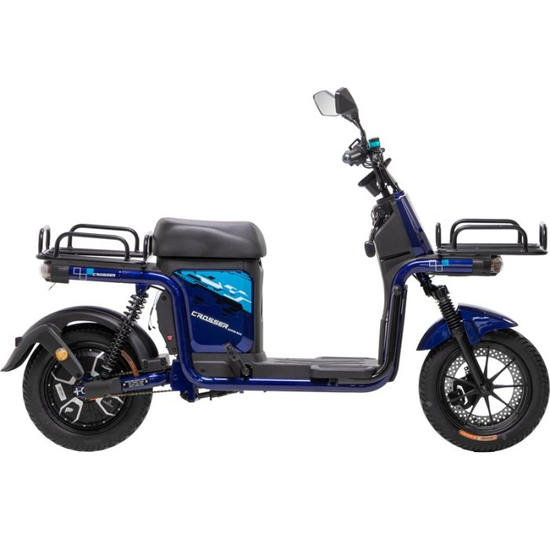 Электровелосипед Crosser Super Max 1200W Синий, фото , изображение 3