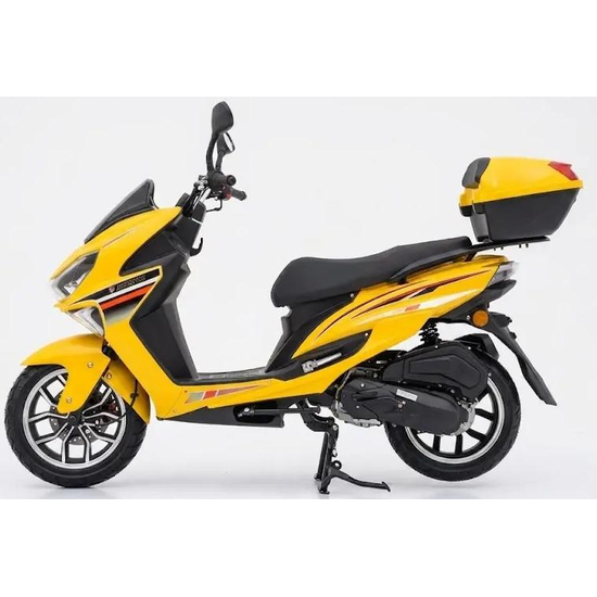 Скутер Spark SP150S-18 Желтый, фото , изображение 4