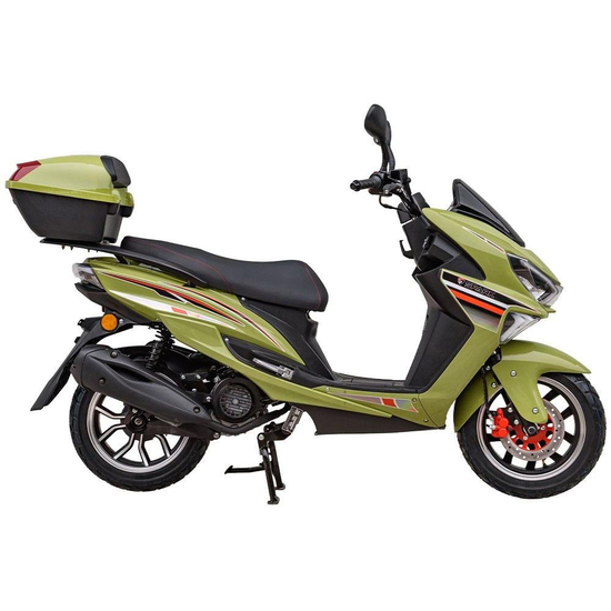 Скутер Spark SP150S-18 Зеленый, фото , изображение 3