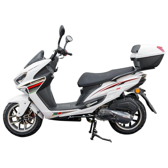 Скутер Spark SP150S-18 Белый, фото , изображение 3