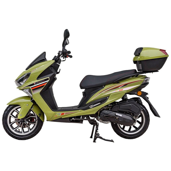 Скутер Spark SP150S-18 Зеленый, фото , изображение 4